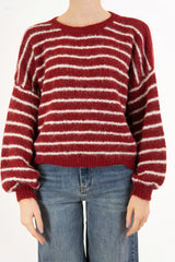 Maglione Soft Lines over a righe