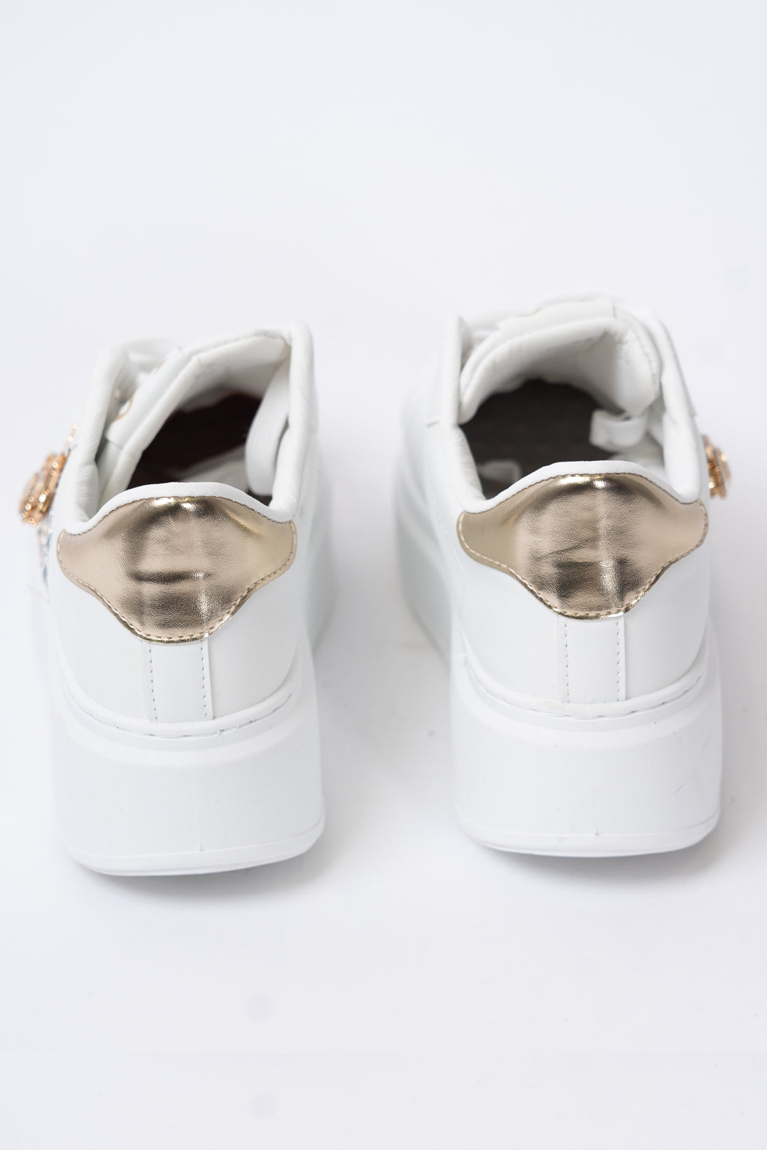 Sneakers Platform con Dettaglio Gioiello