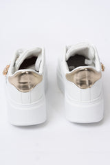 Sneakers Platform con Dettaglio Gioiello
