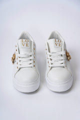 Sneakers Platform con Dettaglio Gioiello