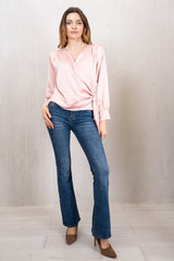 Jeans Flare Elasticizzato Denim Scuro
