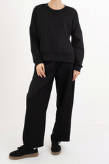 Pantalone Soft Fit con elastico in vita