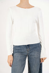 Maglioncino Soft Lines con scollo barca