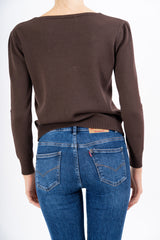 Maglia BitDetail con scollo a goccia