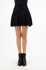 Minigonna Soft Pleat in viscosa elasticizzata