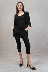 Cardigan lungo in filo lurex