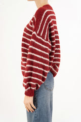 Maglione Soft Lines over a righe