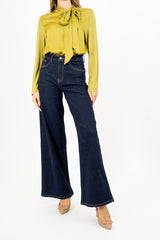 Jeans Wide-Leg Lavaggio Zero.