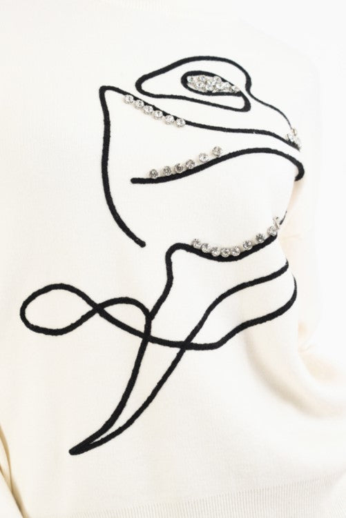 Maglia ArtLine Strass