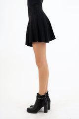 Minigonna Soft Pleat in viscosa elasticizzata