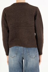 Maglioncino Teddy Chic con toppa ricamata