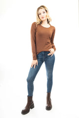 Maglia basic girocollo