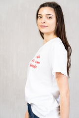 T-shirt “Meglio soli che nuvole”