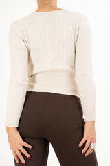 Maglioncino Soft Lines con scollo barca