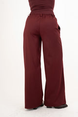 Pantalone CityPalazzo in poliviscosa elasticizzata