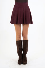 Minigonna Soft Pleat in viscosa elasticizzata