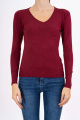 Maglia Dream Basic Scollo a V in Viscosa.