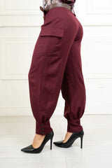 Pantalone tasconi e polso caviglia 3 bottoni