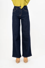 Jeans Wide-Leg Lavaggio Zero.