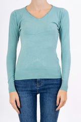 Maglia Dream Basic Scollo a V in Viscosa.