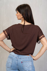 Maglia Viscosa con Merletto