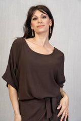 Maglia fiocco schiena chic
