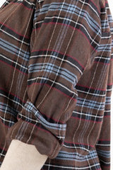 Camicia Over in Flanella Rusty Check
