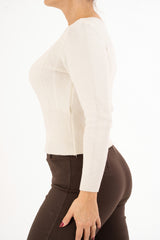 Maglioncino Soft Lines con scollo barca