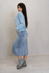 Cardigan leggero con filo lurex