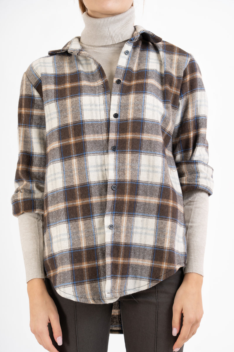 Camicia Flanella Rusty Check