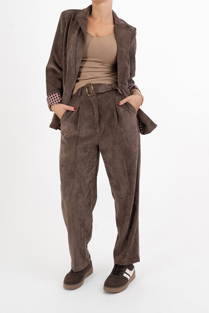 Giacca Velvet Line effetto velluto a coste