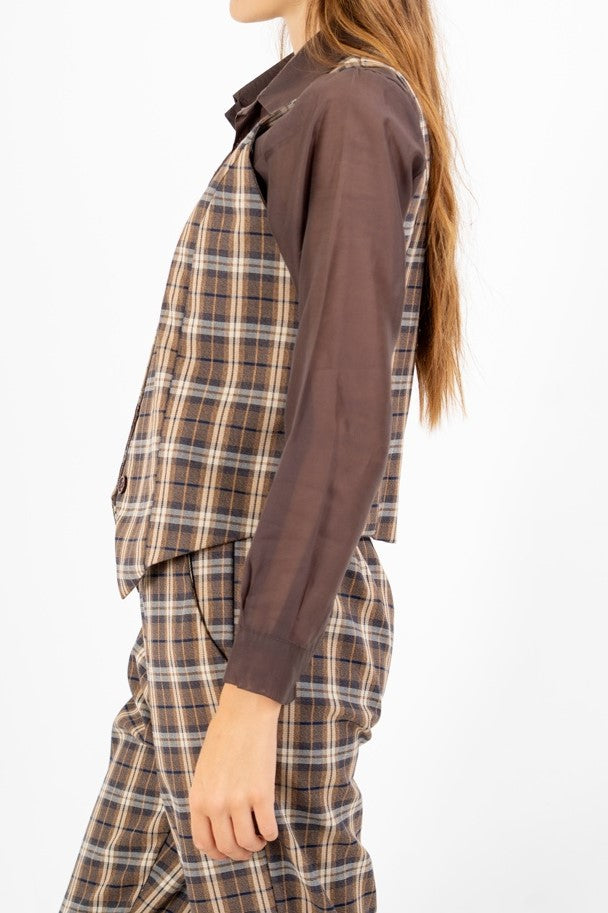 Gilet Scottish Warm a quadri.