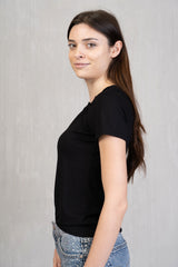 Maglia Viscosa con Anello Drappeggiato