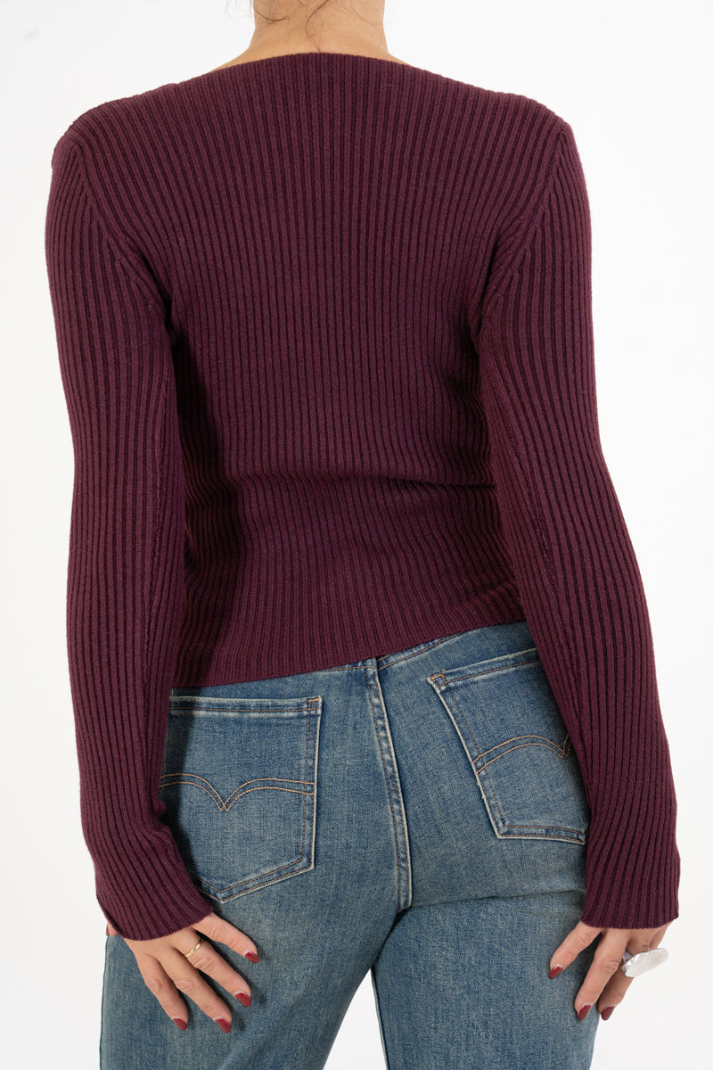 Cardigan Lace Gold in costina con pizzo