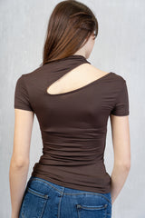 T-shirt Asimmetrica Cut-Out