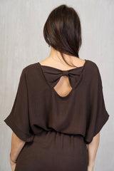Maglia fiocco schiena chic