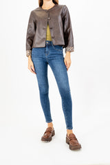 Jeans Skinny Lavaggio Classico Elasticizzato.