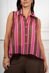 Camicia Smanicata Amalfi Righe