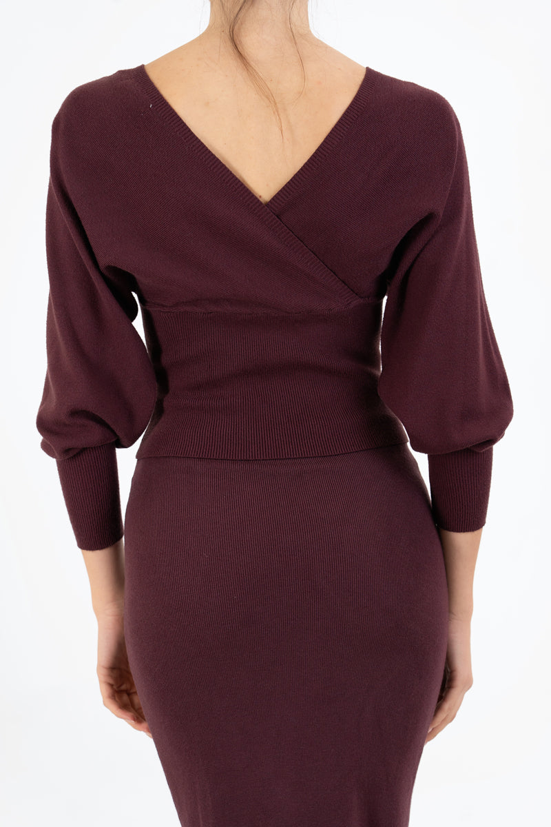 Maglia SoftCross incrociata in viscosa elasticizzata