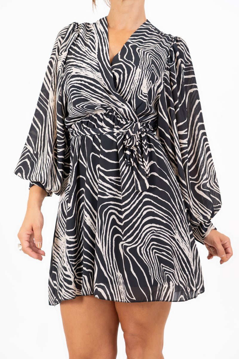 Abito in georgette WildZebra