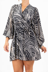 Abito in georgette WildZebra