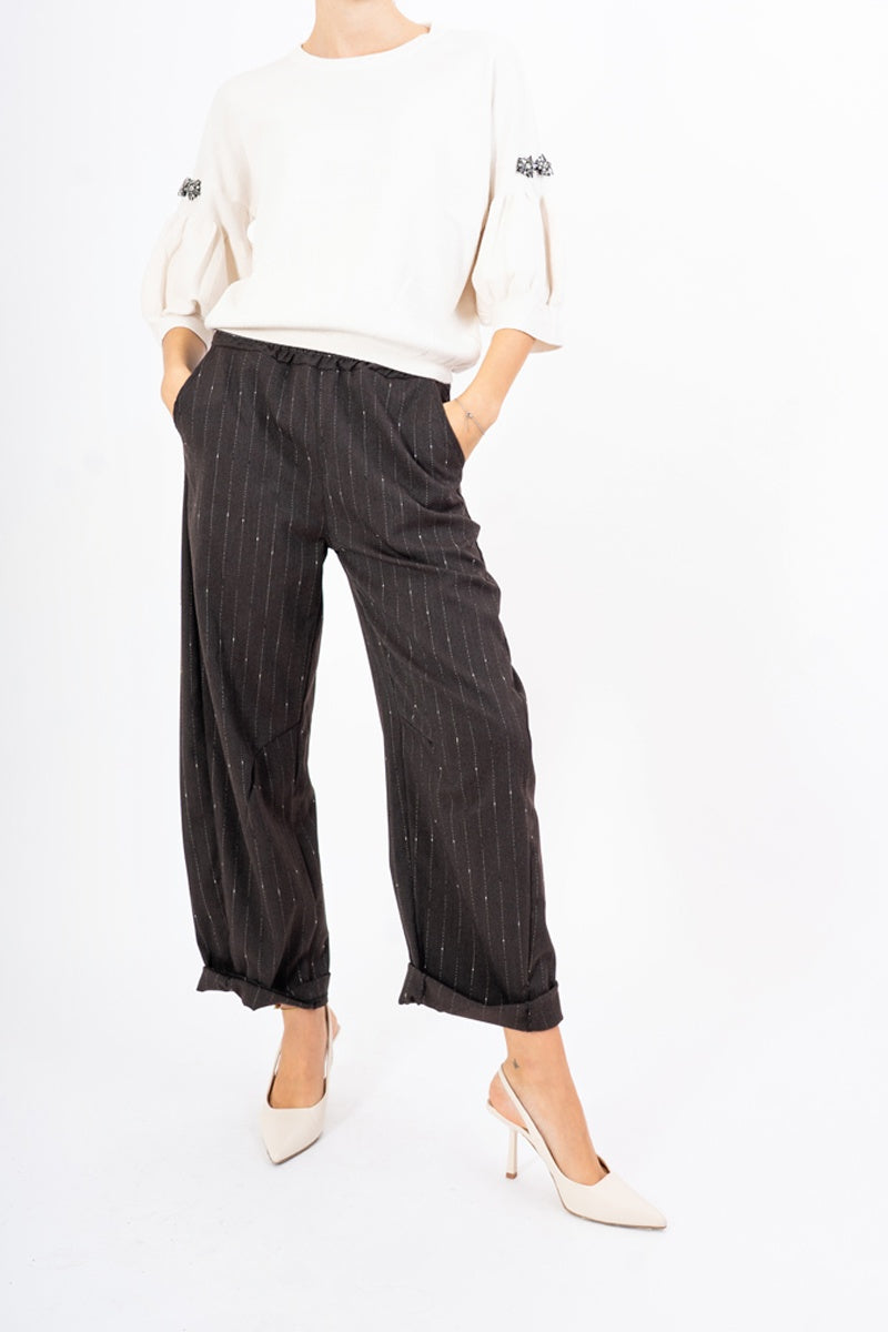 Pantalone HerringLine in poliviscosa con elastico