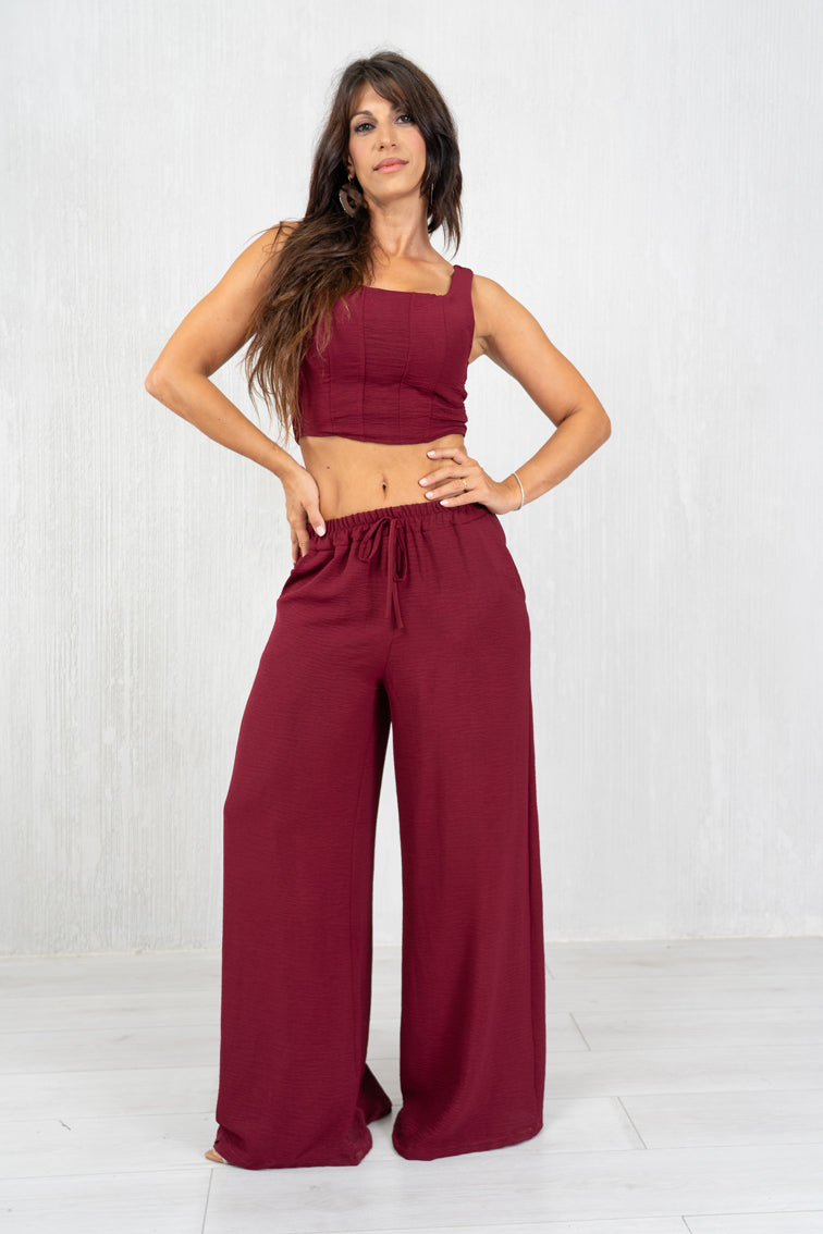 Completo Soft Fit in tessuto goffrato