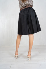 Bermuda Skirt Illusion in cotone con cintura