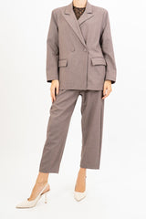 Blazer Over Double Taupe