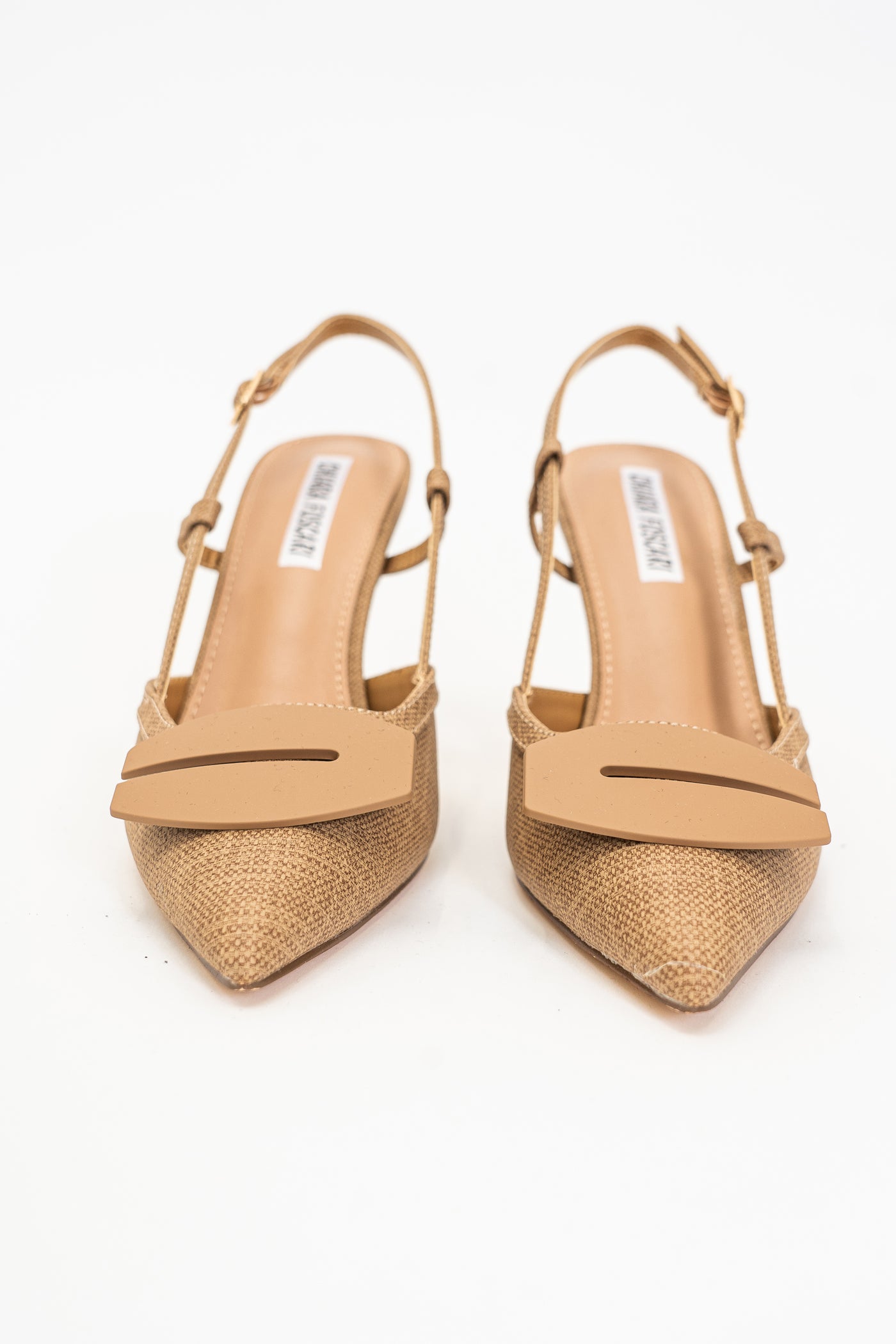 Décolleté Slingback con Fiocco – Khaki Elegante