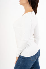 Cardigan in maglia fine con bottoni