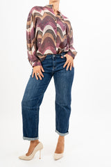 Jeans relaxed fit denim medio
