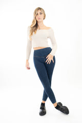 Leggings elasticizzato jeans