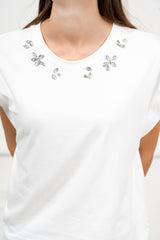 T-shirt Gioiello Spalla Scoperta